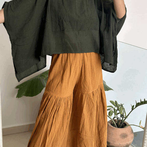 Blusa Arrecife Verde Botella